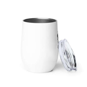 12 oz Never Judge A Book Wine Tumbler, Travel Tumbler.