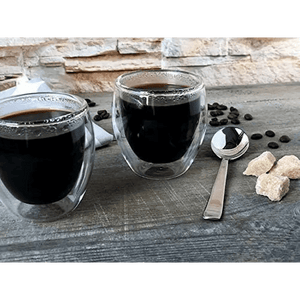 Double Wall Espresso Glasses 3.5 OZ, 6X.