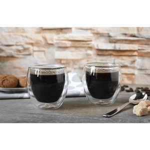 Double Wall Espresso Glasses 3.5 OZ, 6X.