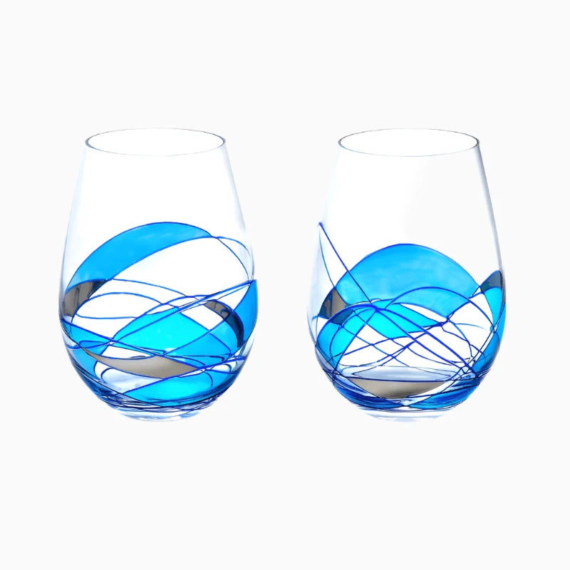 Macchiaco's Stemless Wine Glasses Collection