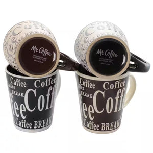 Bareggio 12 oz. Coffee Mugs (Set of 4)