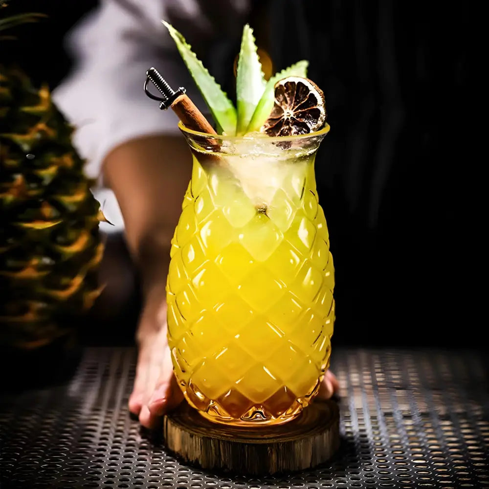 16 Oz - Tropical Pineapple Cocktail Glass - Macchiaco