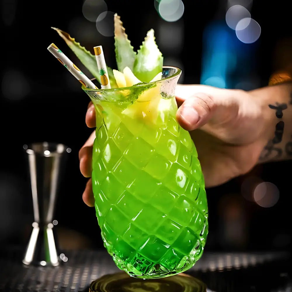 16 Oz - Tropical Pineapple Cocktail Glass - Macchiaco