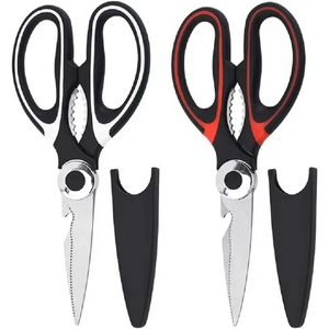 2 Pack Kitchen Shears Heavy Duty Kitchen Scissors Chicken Fish Meat Cutting Tool