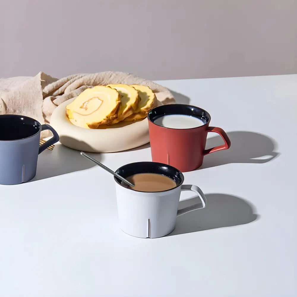 6 Oz Molière Porcelain Minimalist Coffee Mugs - Macchiaco