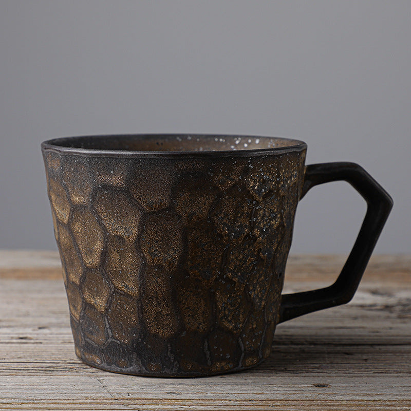 12 Oz Amalfi Glazed Artisan Coffee Mugs