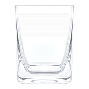 Premium Double Old Fashioned 9 oz Whiskey Glass with Cigar Holder