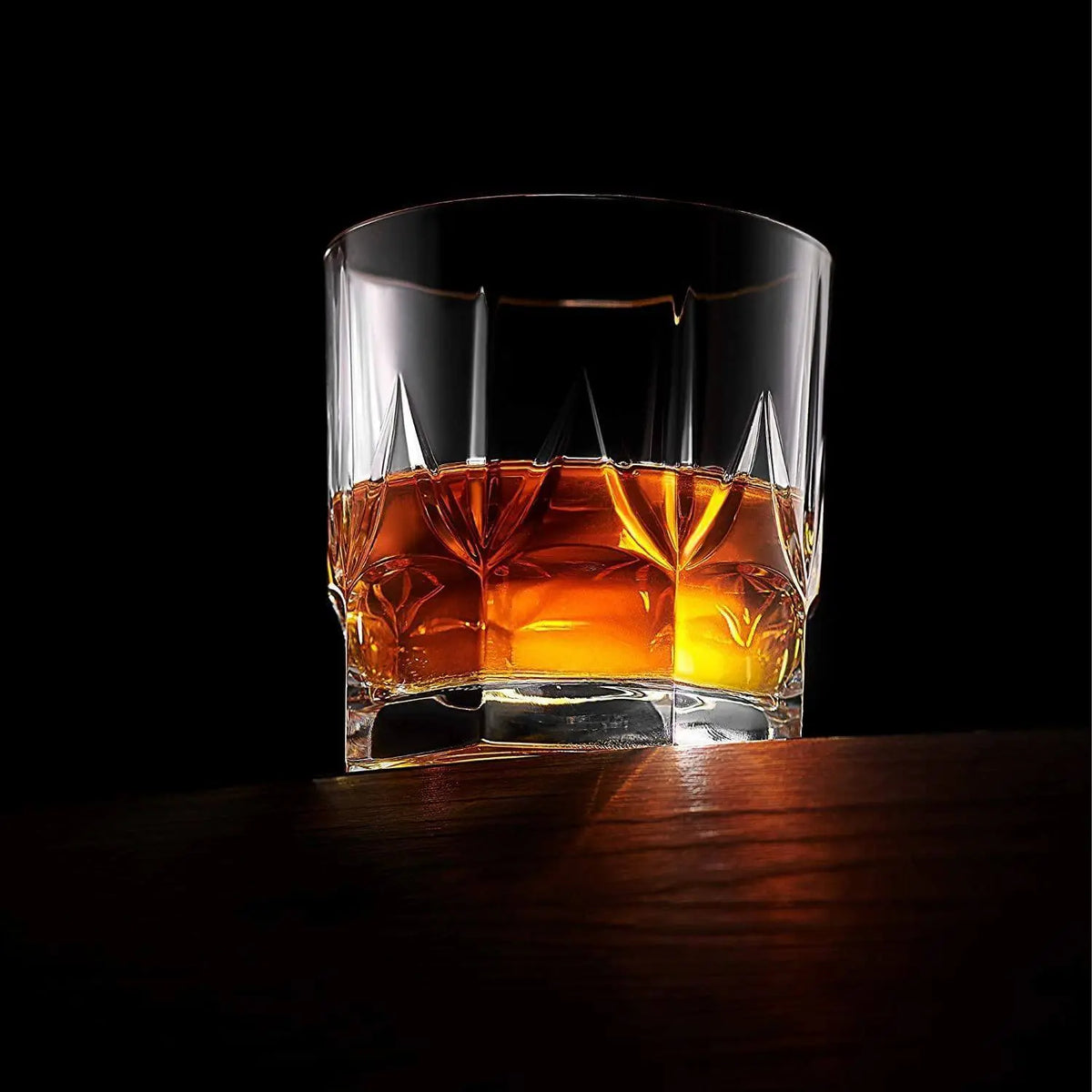 Imperial Crystal Whiskey Glasses - Set of 2 Tumblers 12oz - Macchiaco
