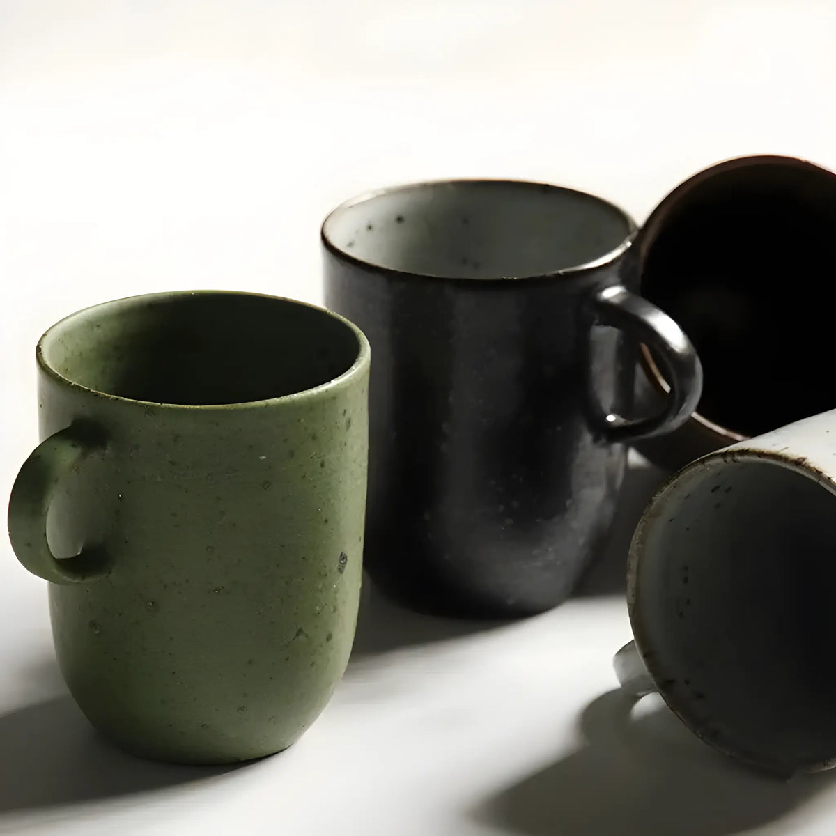 Serres Handmade Stoneware Coffee Mug 8 Oz - Macchiaco