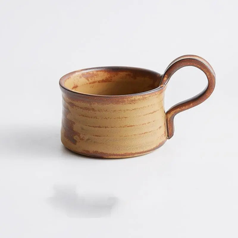 Vintage Stoneware Ceramic Espresso Cup 8 - 9oz - Macchiaco