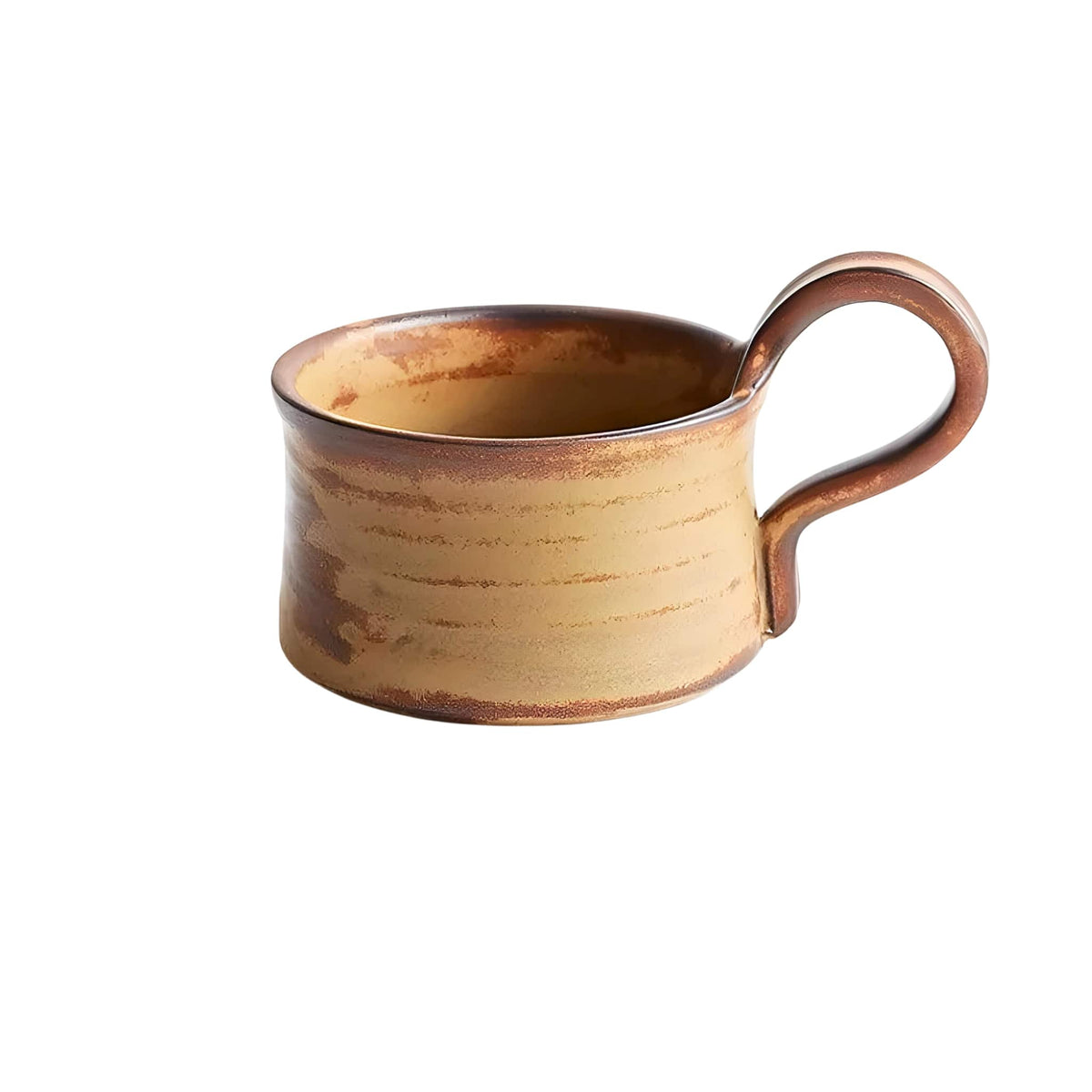 Vintage Stoneware Espresso Cup 8 - 9 Oz