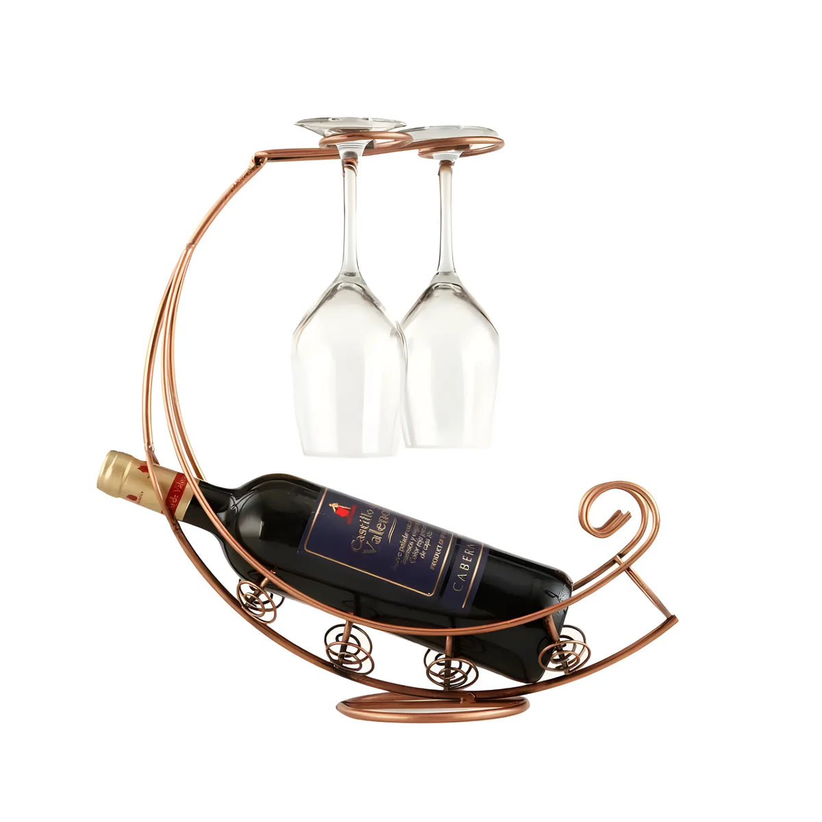 Wine Rack with Glass Support Rosé - Macchiaco