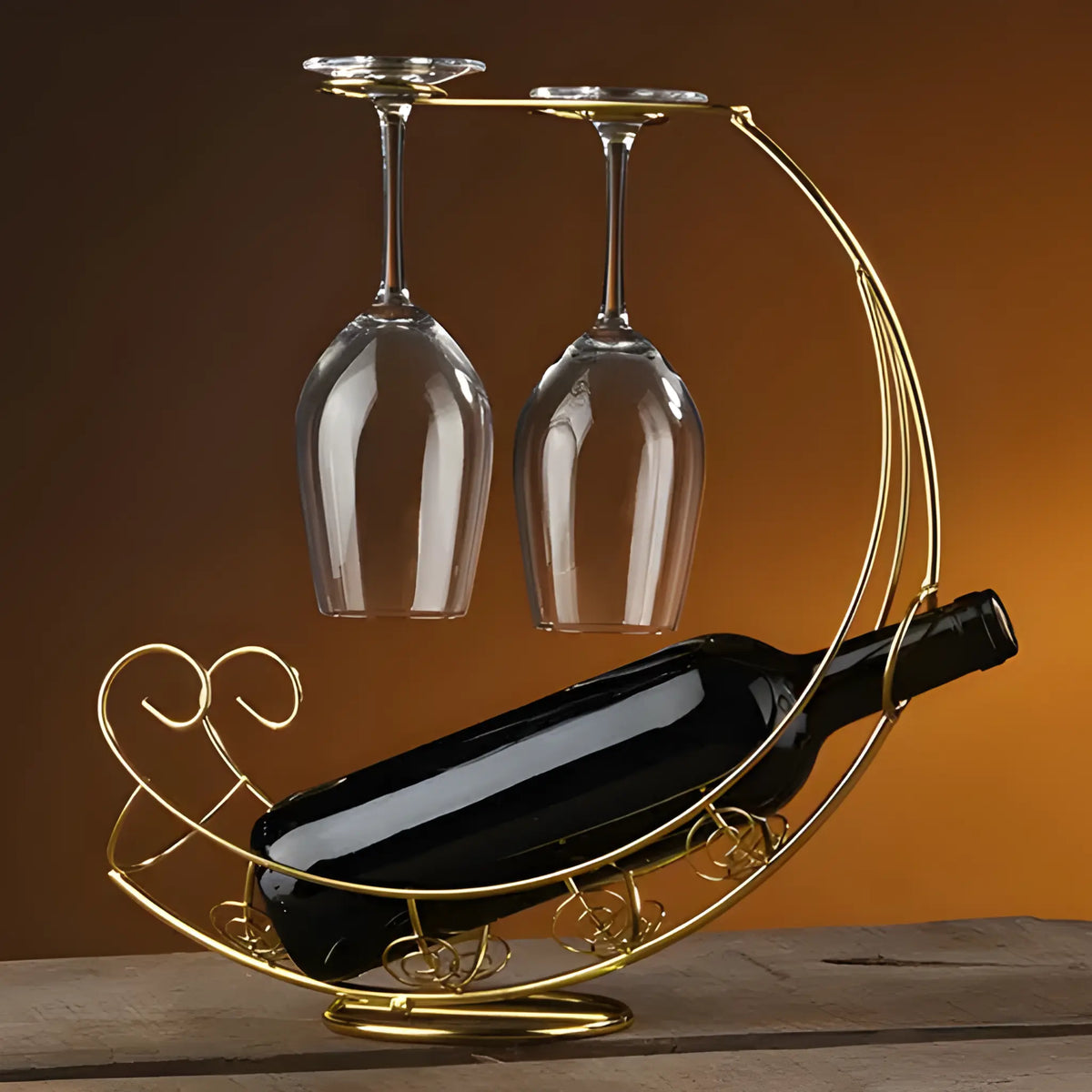 Wine Rack with Glass Support Rosé - Macchiaco