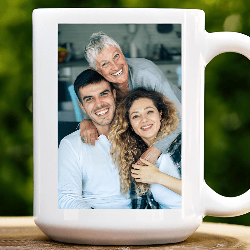 Add Your Image, Custom Mug, Personalized Mug, 15 Oz.