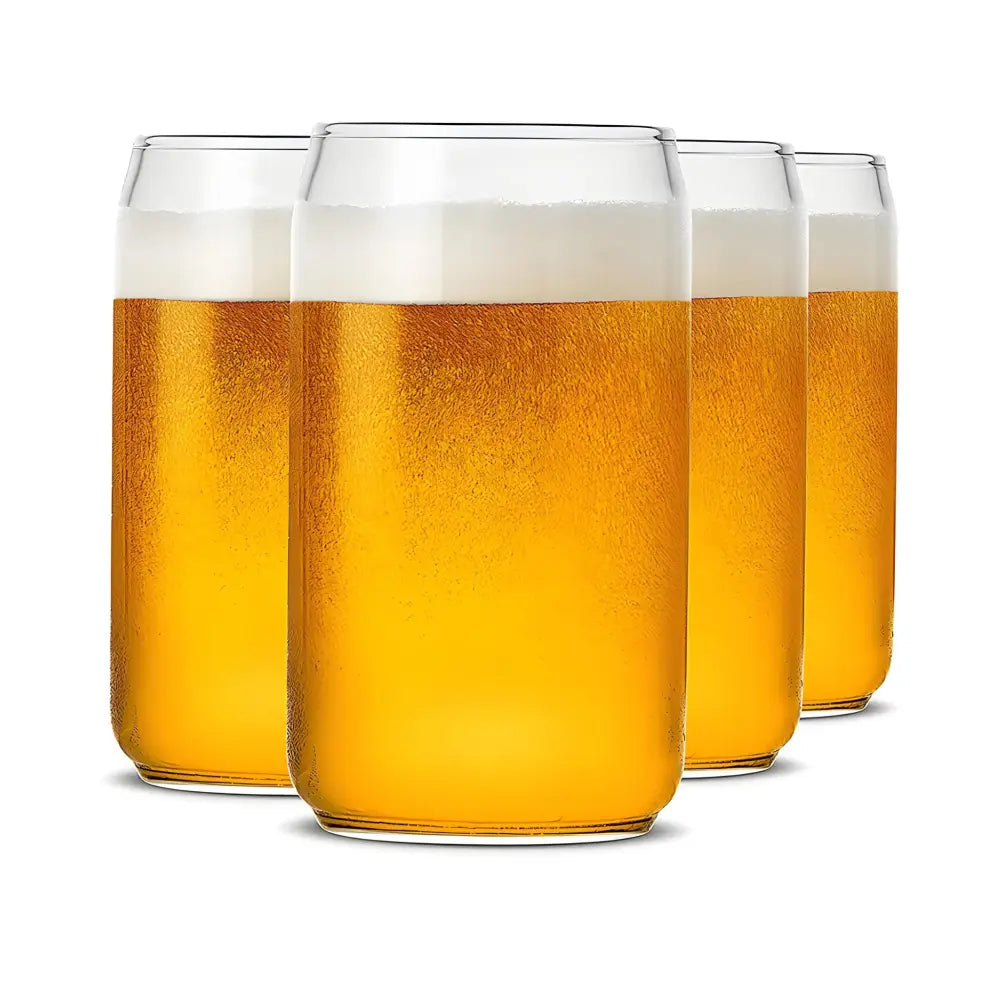 Beer Glass, 20 oz Can Shaped Beer Glasses Set of 4.