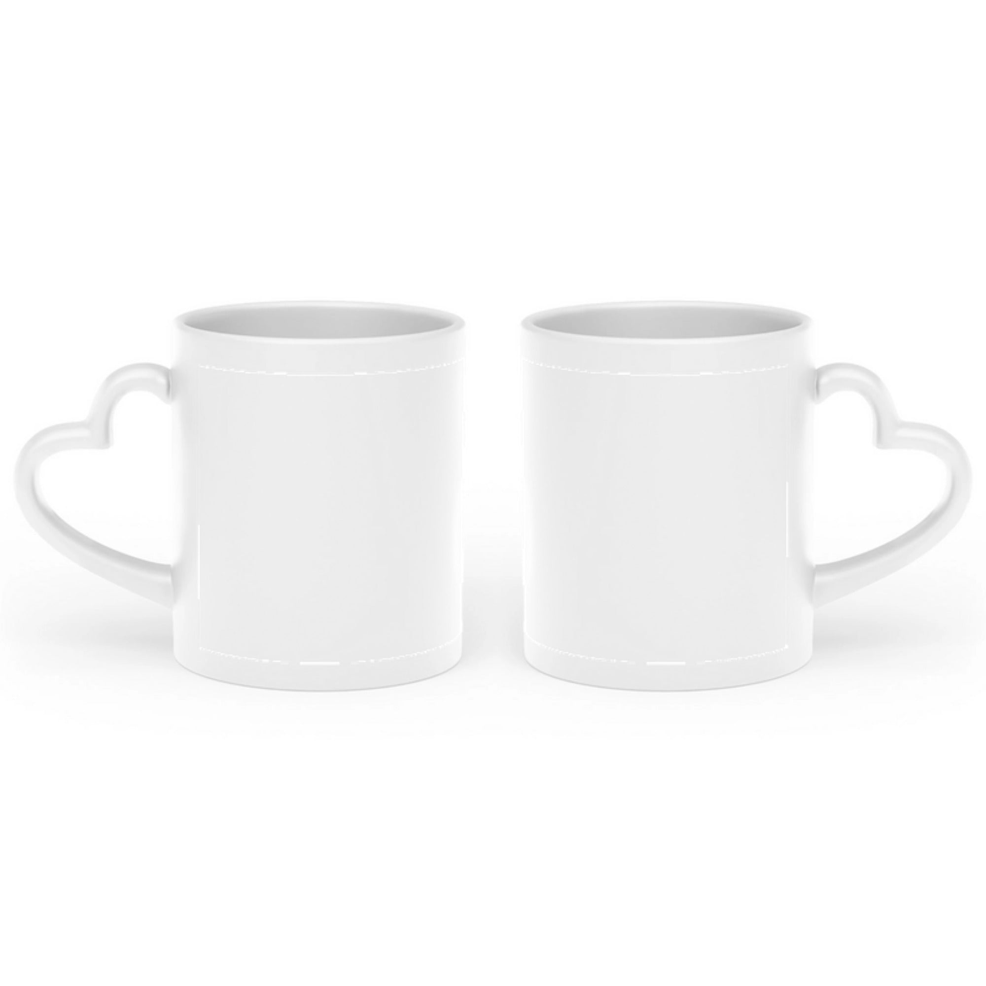 Personalized Heart-Shaped Mug 11oz