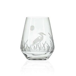 Heron 18 Oz. Stemless Wine Glass (Set of 4) - Macchiaco