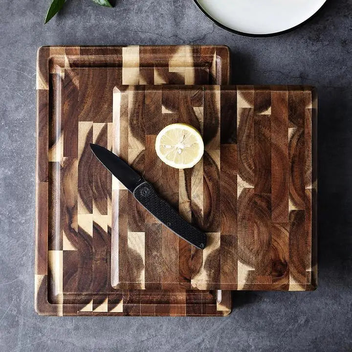 Kitchen Household Parquet Solid Wood Cutting Board - Accessories