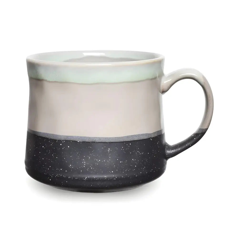 Large Ceramic Coffee Mug 21 Oz, Grey.