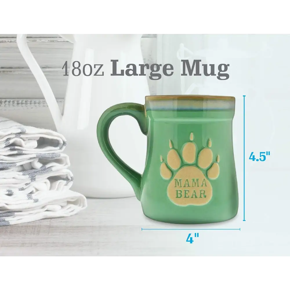 Mama Bear Coffee Mug, 18oz - Ceramic Coffee Mug