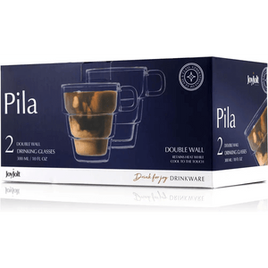 Pila Double Wall Insulated Coffee Mugs – 10 oz