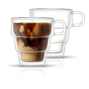 Pila Double Wall Insulated Coffee Mugs – 10 oz - Coffee Glasses