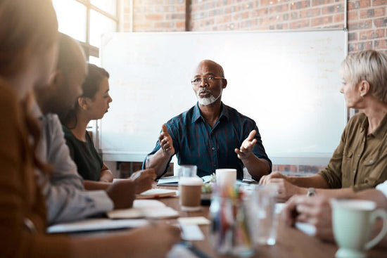 Image of a man talking