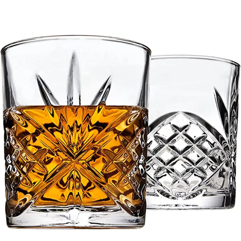 Whiskey Decanter Set with Glasses, 5Pcs - Premium Gift Box for Men and Women - Macchiaco